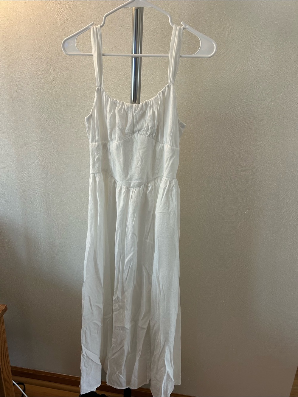 Trixxi White Sleeveless Maxi Gown